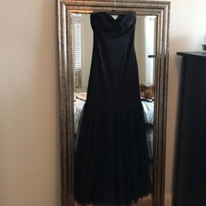 Black lace formal gown